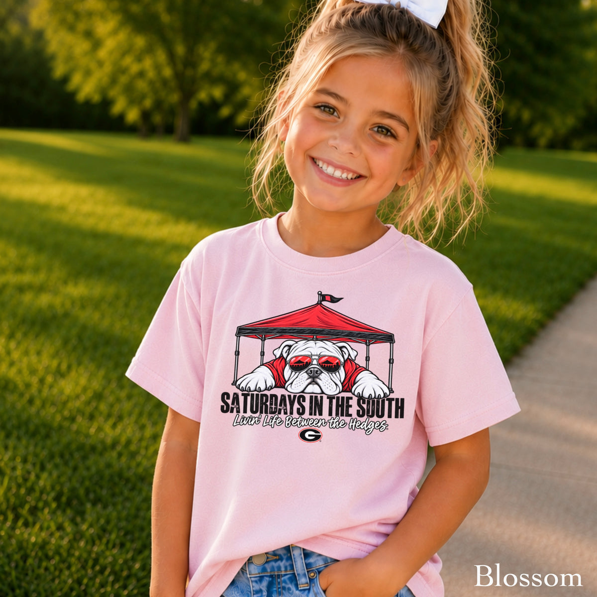Saturdays In The South Youth Comfort Color T-Shirt