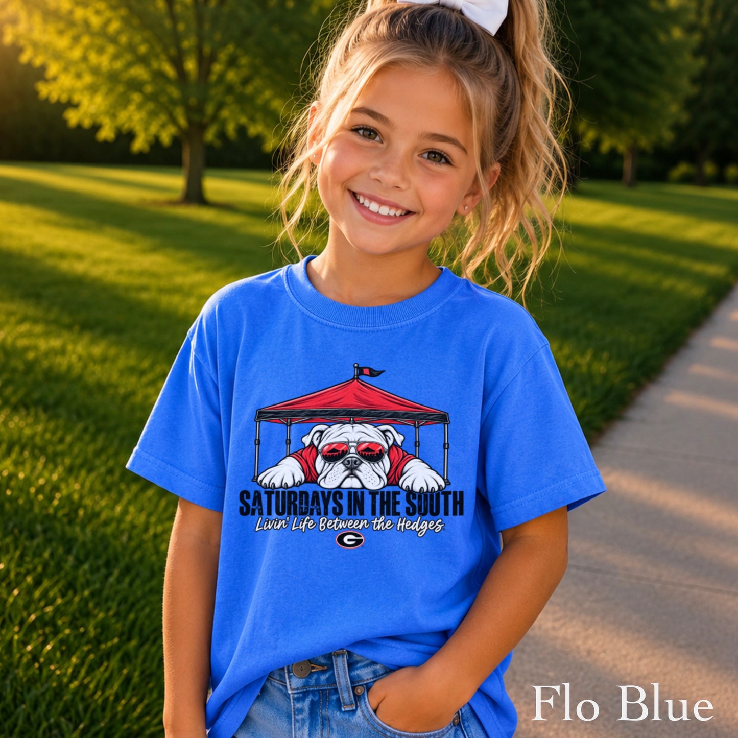 Saturdays In The South Youth Comfort Color T-Shirt