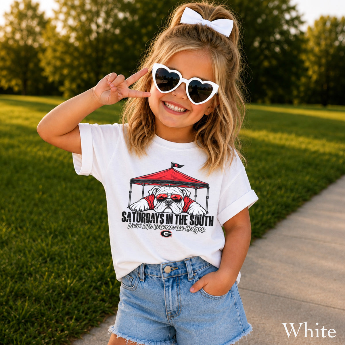Saturdays In The South Youth Comfort Color T-Shirt