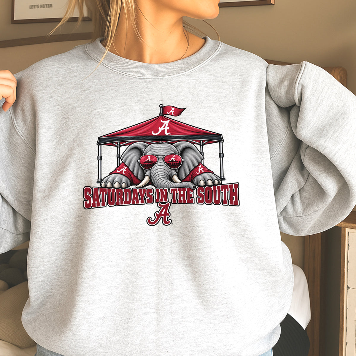 Saturdays In The South Crewneck Sweatshirt