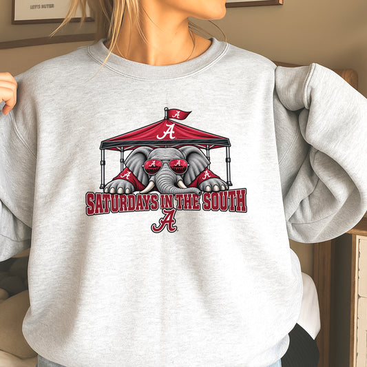 Saturdays In The South Crewneck Sweatshirt