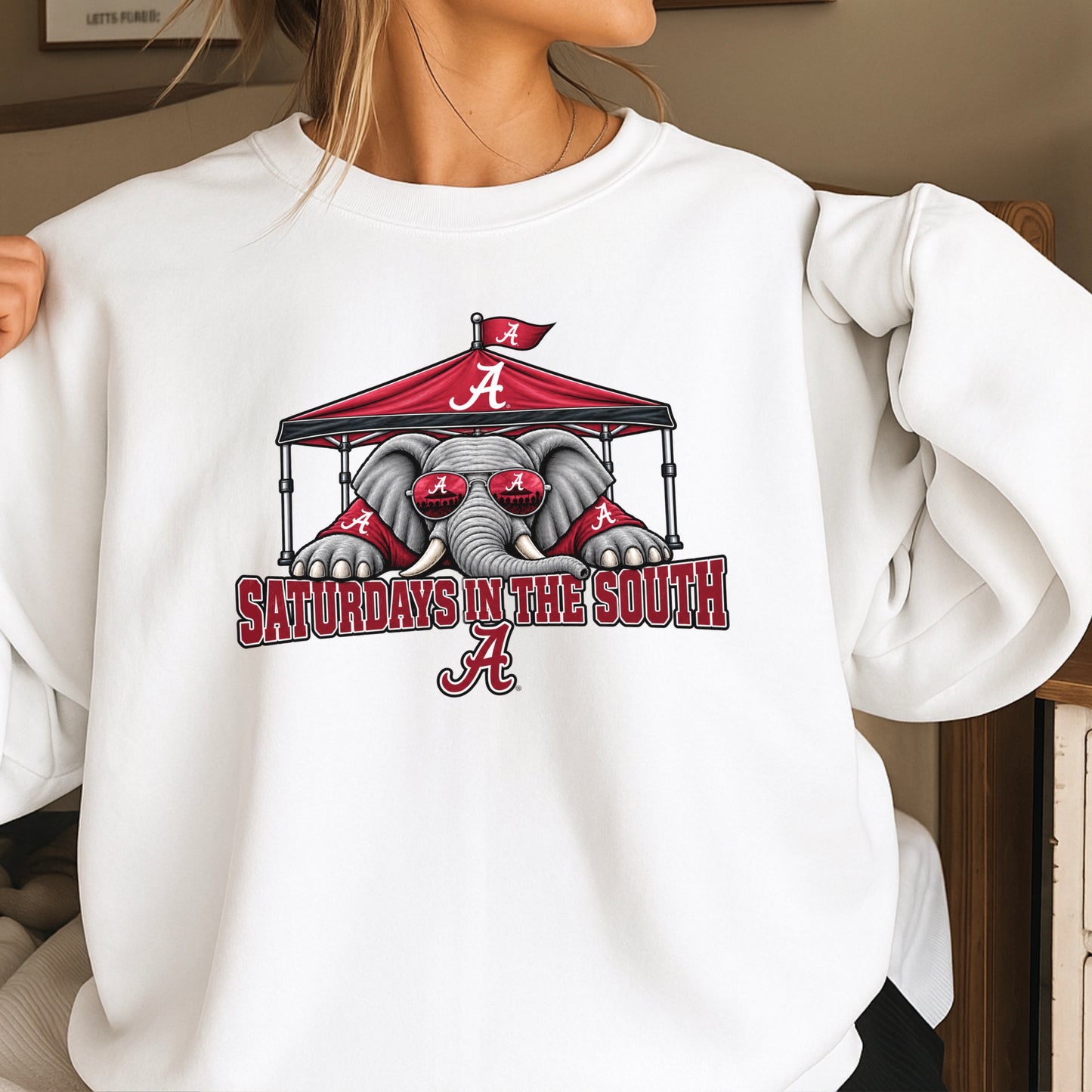 Saturdays In The South Crewneck Sweatshirt