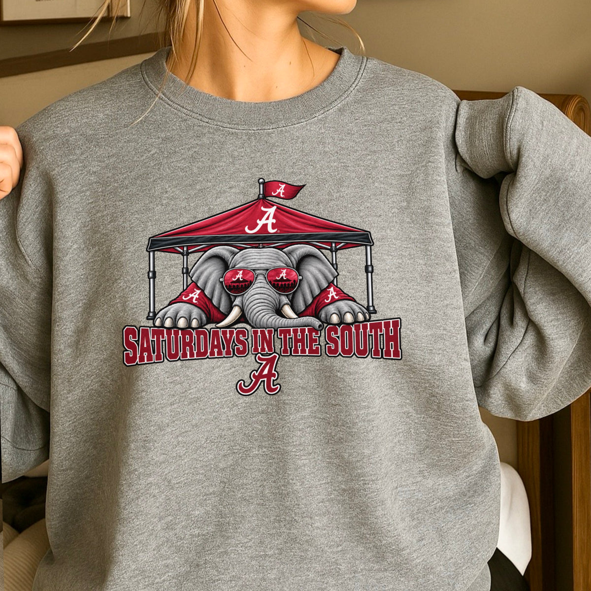 Saturdays In The South Crewneck Sweatshirt