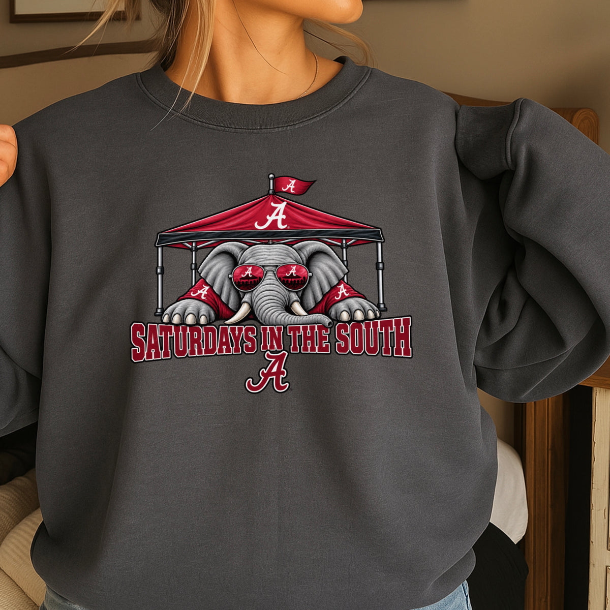 Saturdays In The South Crewneck Sweatshirt