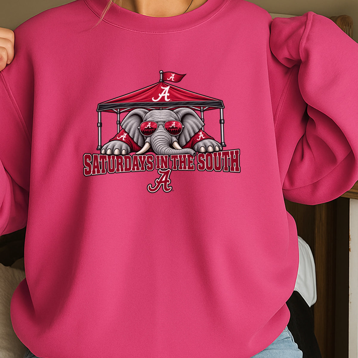 Saturdays In The South Crewneck Sweatshirt