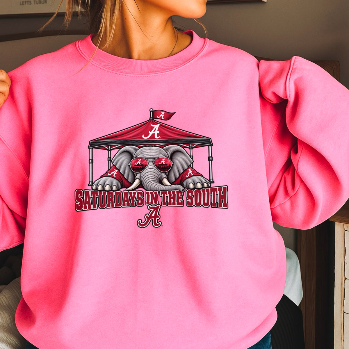 Saturdays In The South Crewneck Sweatshirt