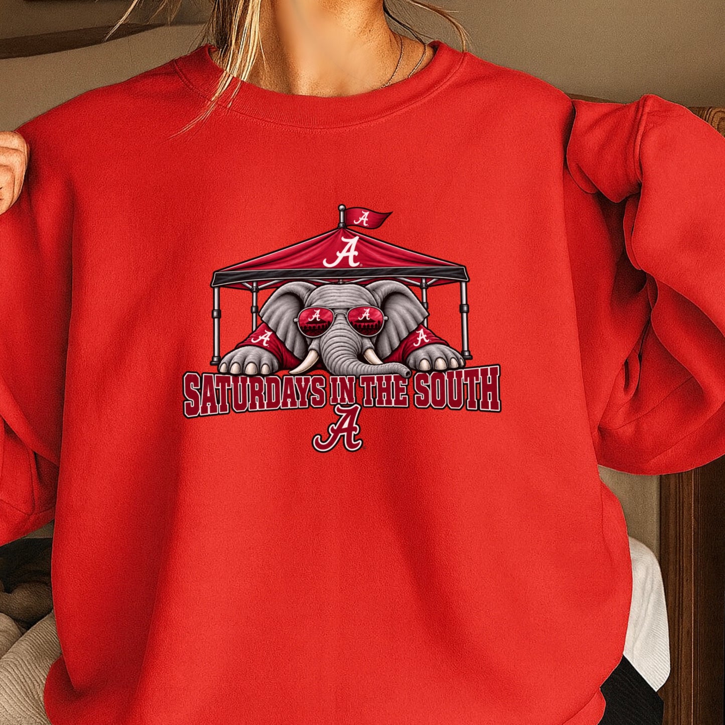 Saturdays In The South Crewneck Sweatshirt