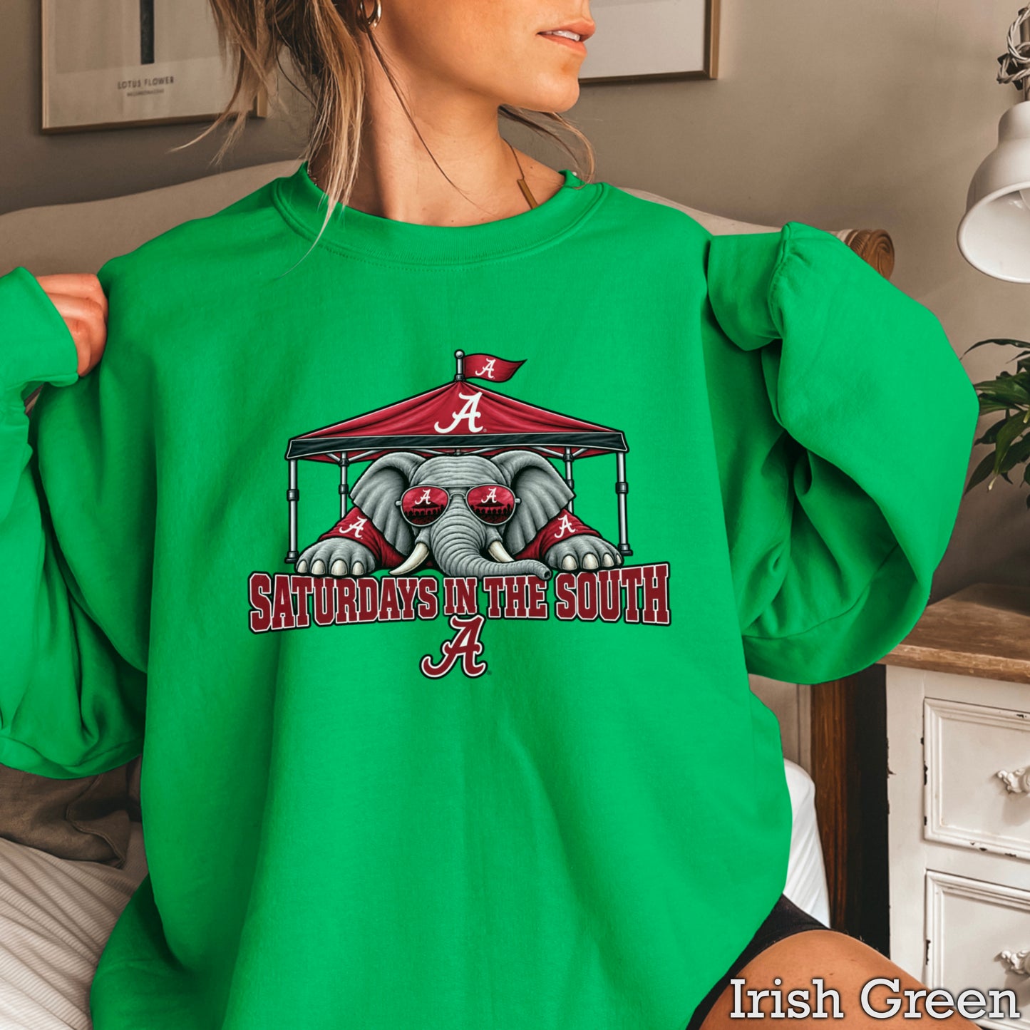 Saturdays In The South Crewneck Sweatshirt
