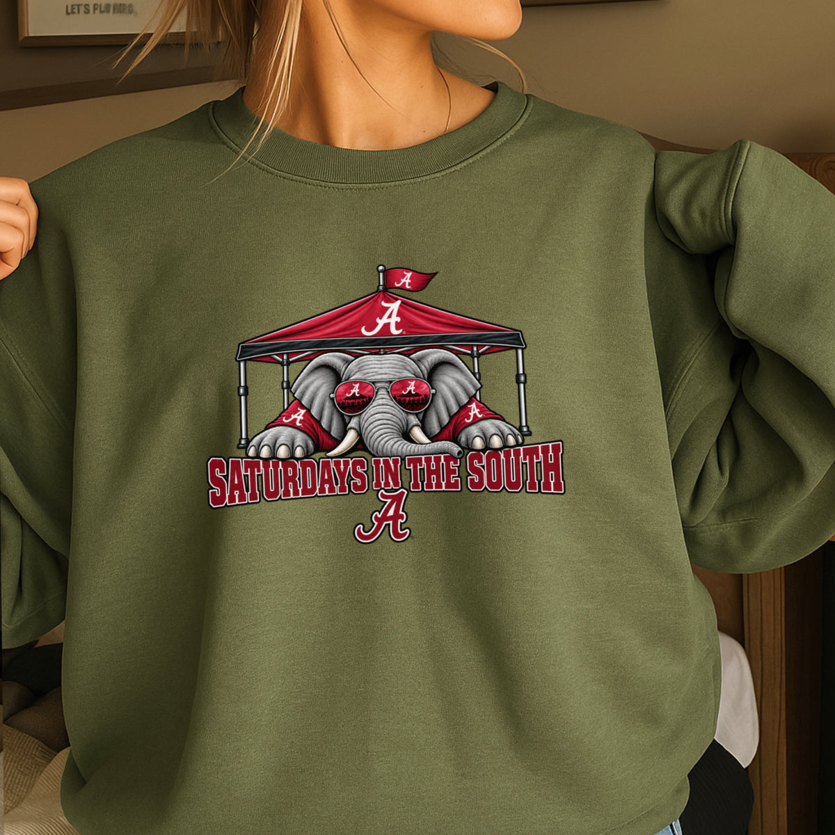 Saturdays In The South Crewneck Sweatshirt