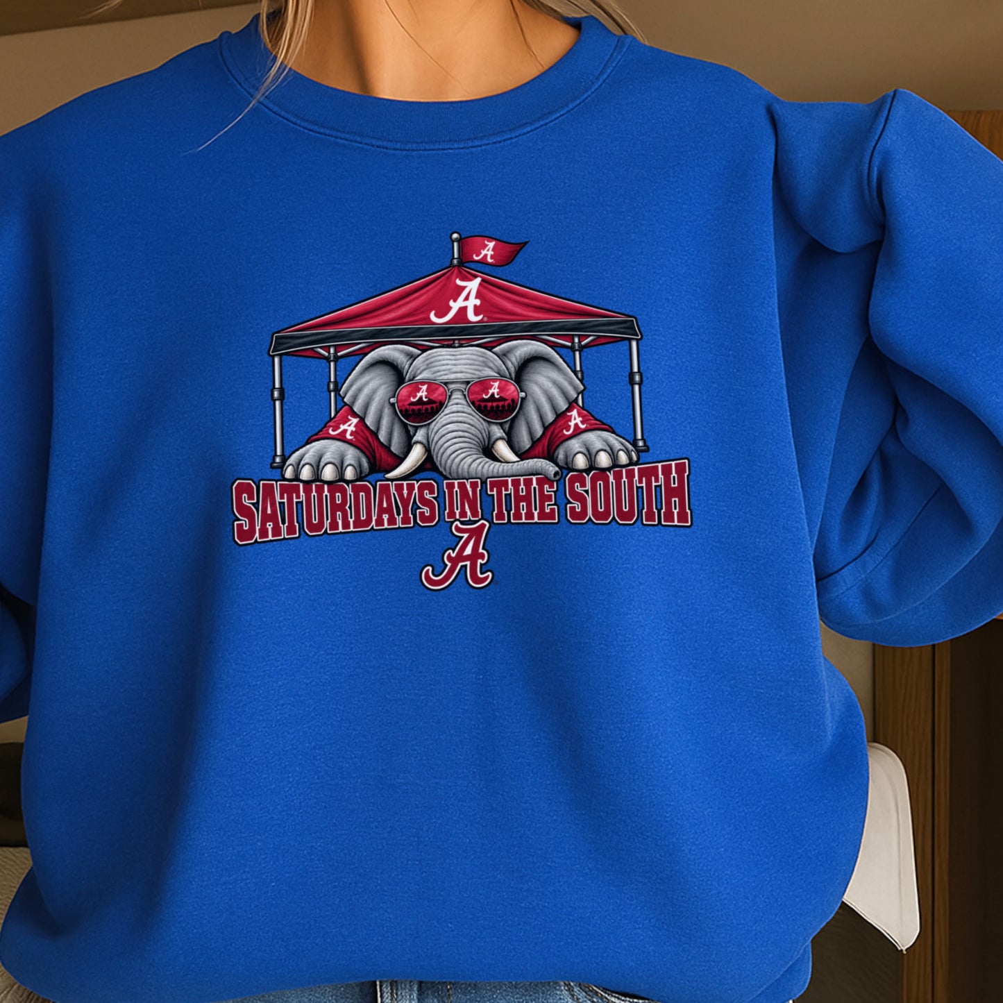 Saturdays In The South Crewneck Sweatshirt