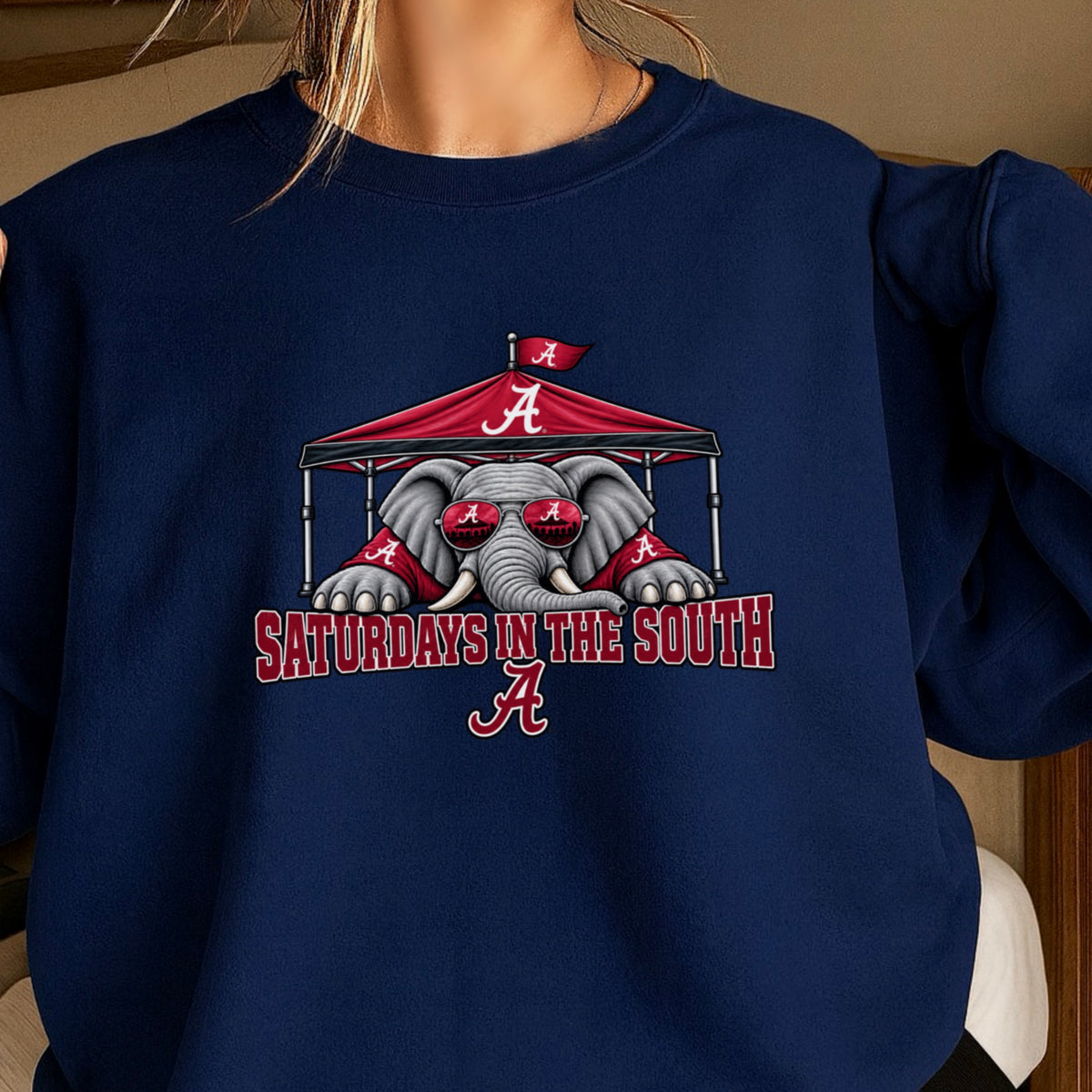 Saturdays In The South Crewneck Sweatshirt