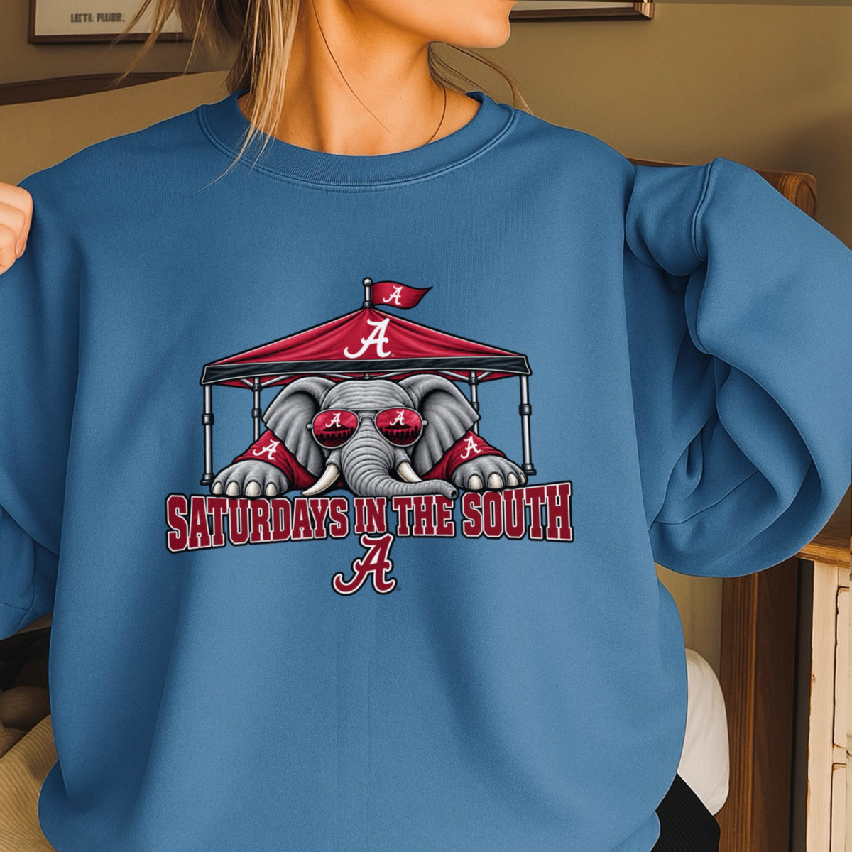 Saturdays In The South Crewneck Sweatshirt