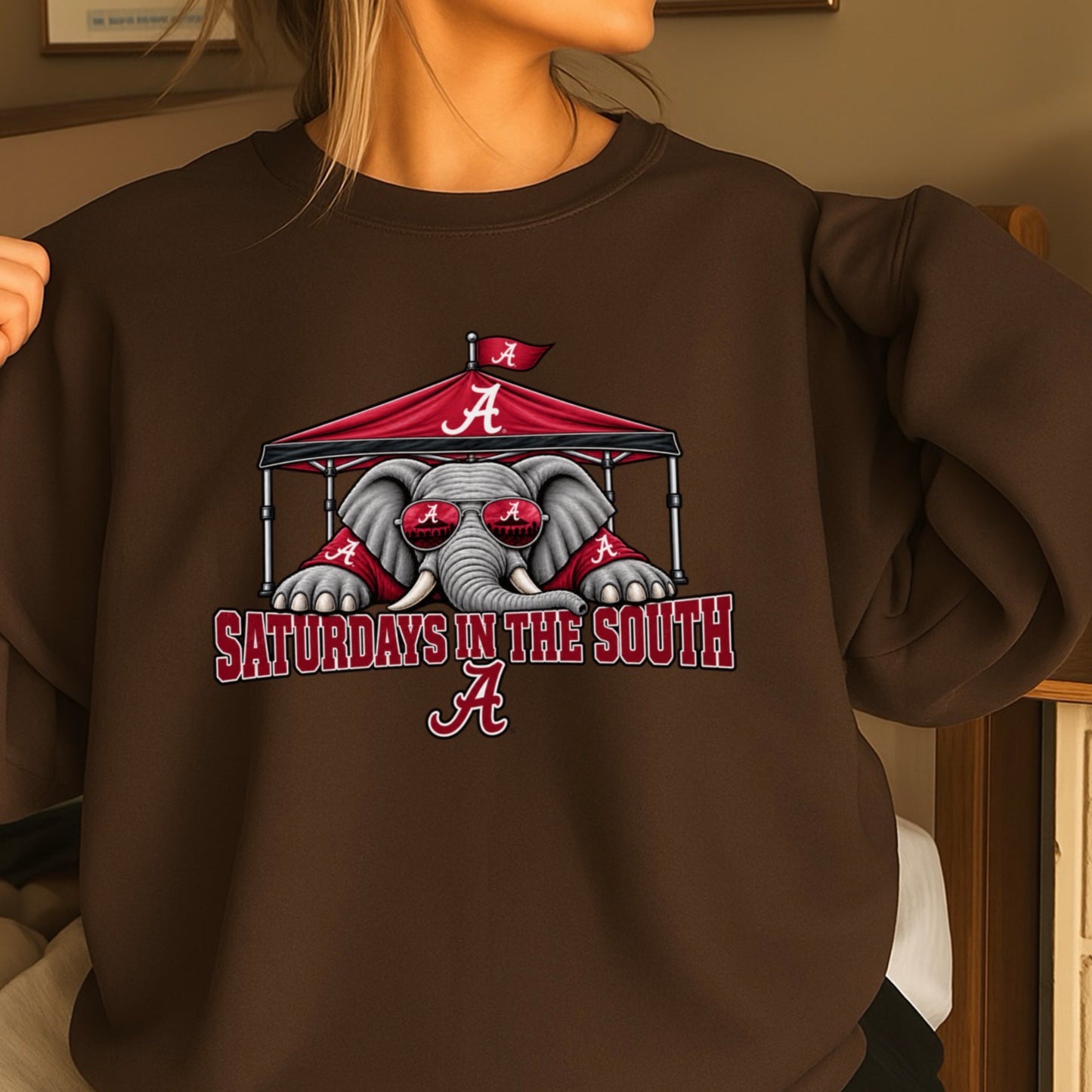 Saturdays In The South Crewneck Sweatshirt