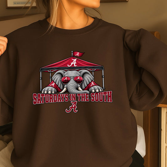 Saturdays In The South Crewneck Sweatshirt