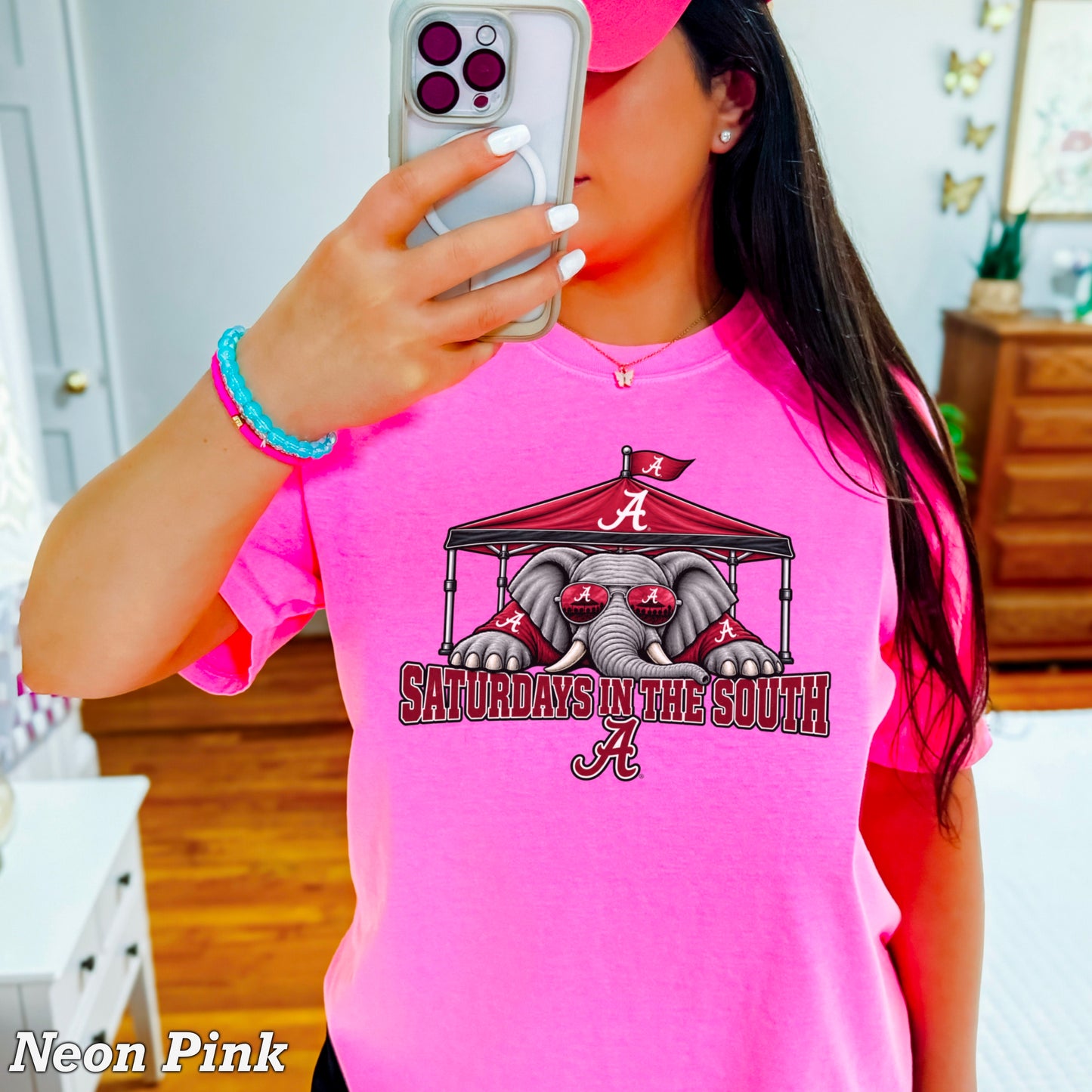 Saturdays In The South Comfort Color Graphic Tee