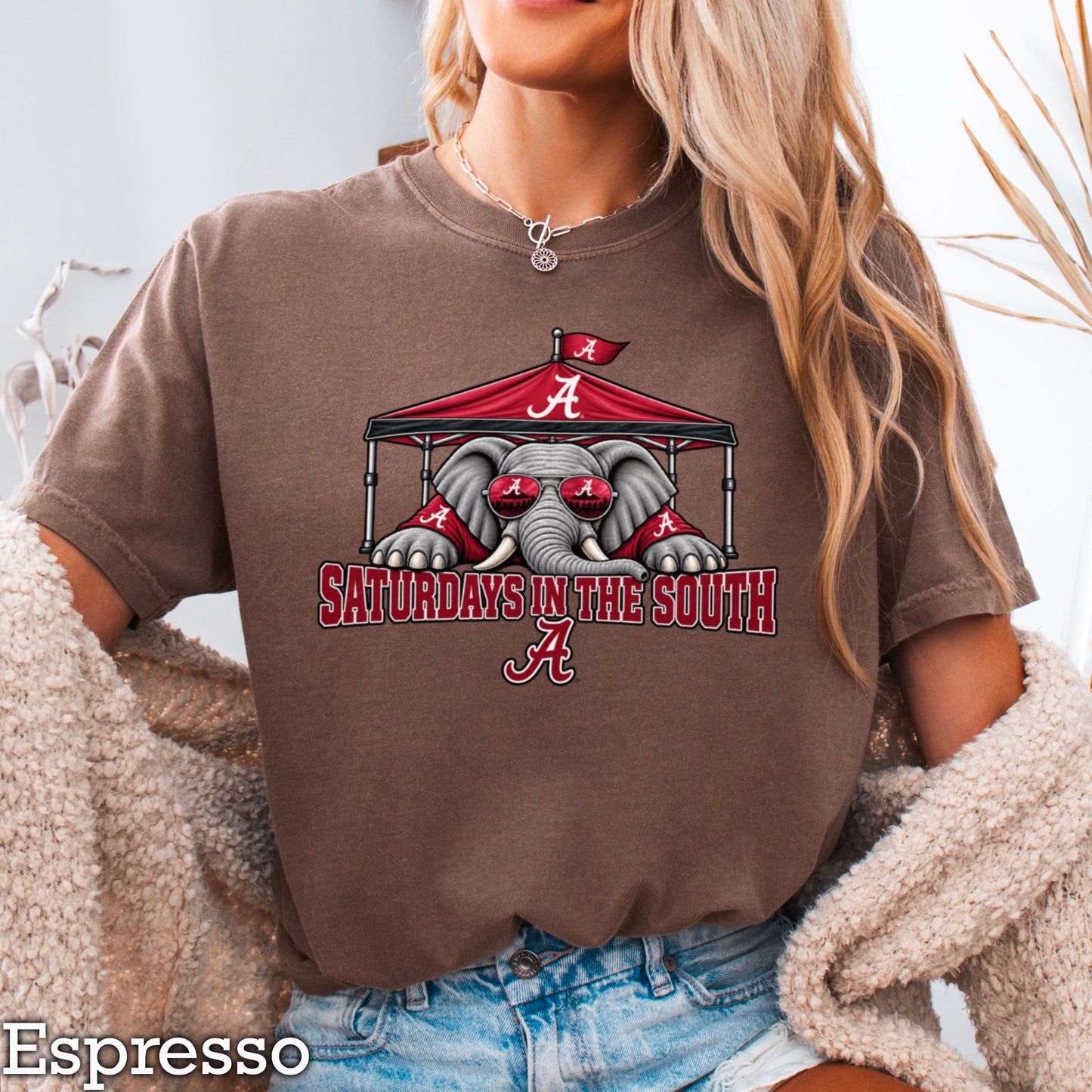 Saturdays In The South Comfort Color Graphic Tee