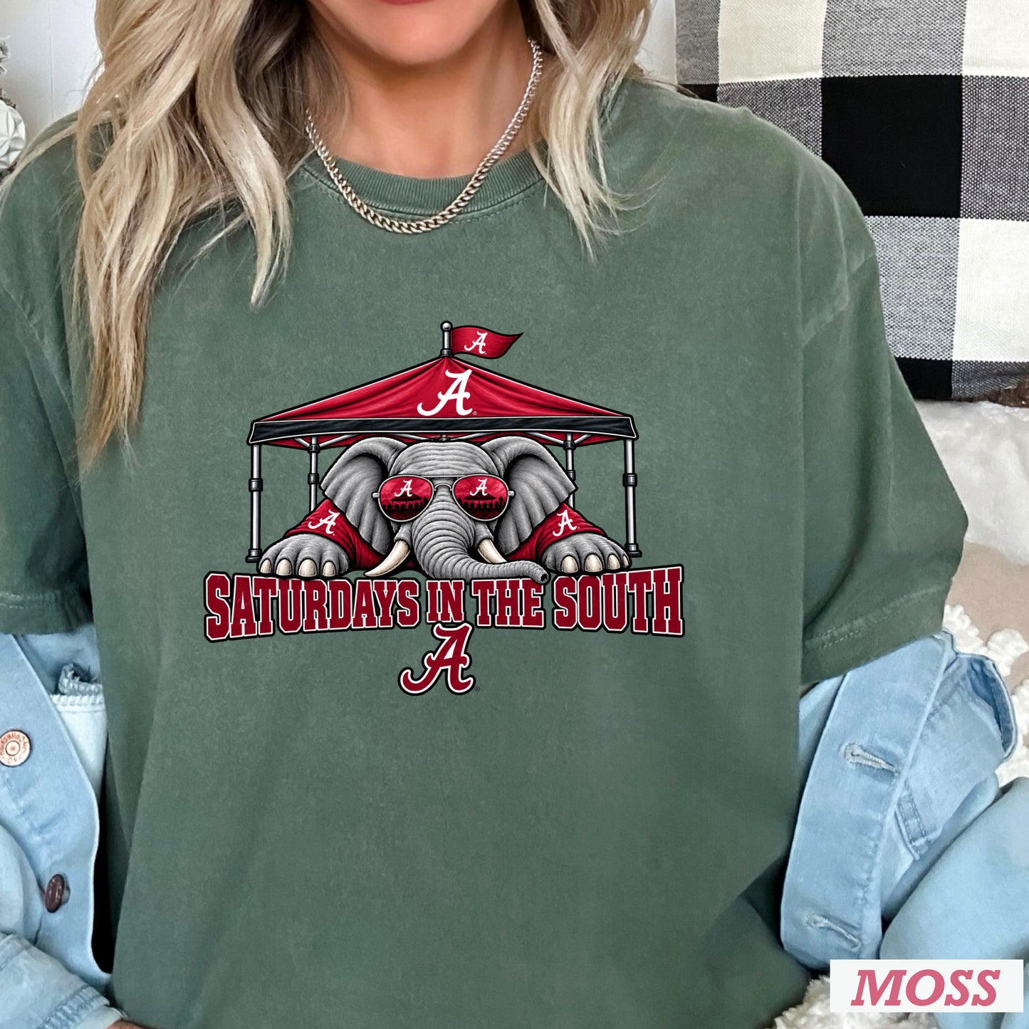 Saturdays In The South Comfort Color Graphic Tee