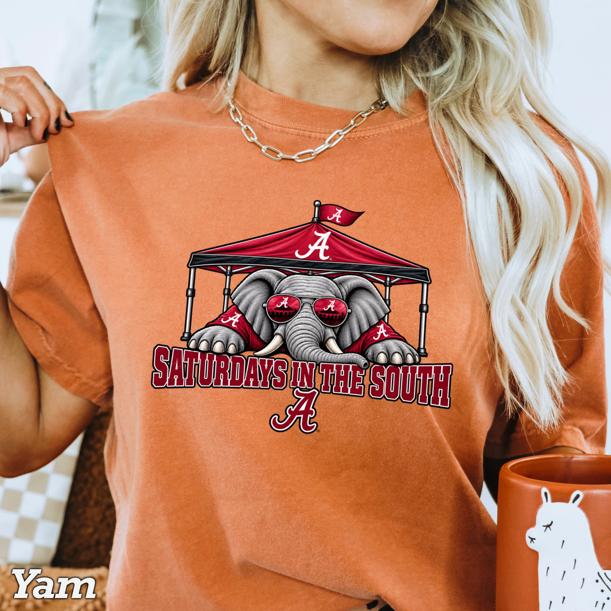 Saturdays In The South Comfort Color Graphic Tee