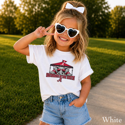 Saturdays In The South Youth Comfort Color T-Shirt