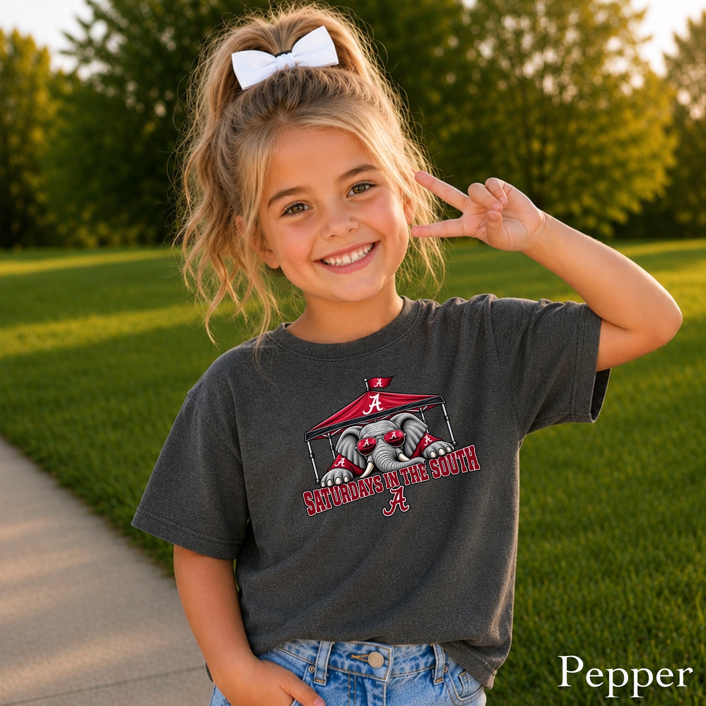 Saturdays In The South Youth Comfort Color T-Shirt