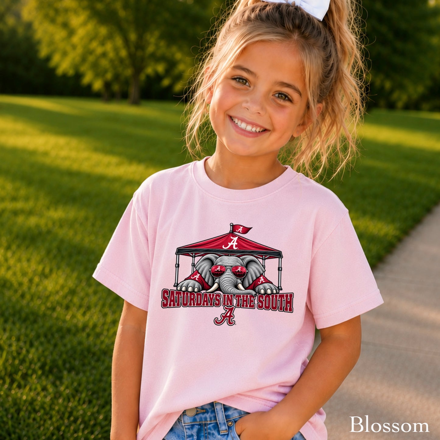 Saturdays In The South Youth Comfort Color T-Shirt