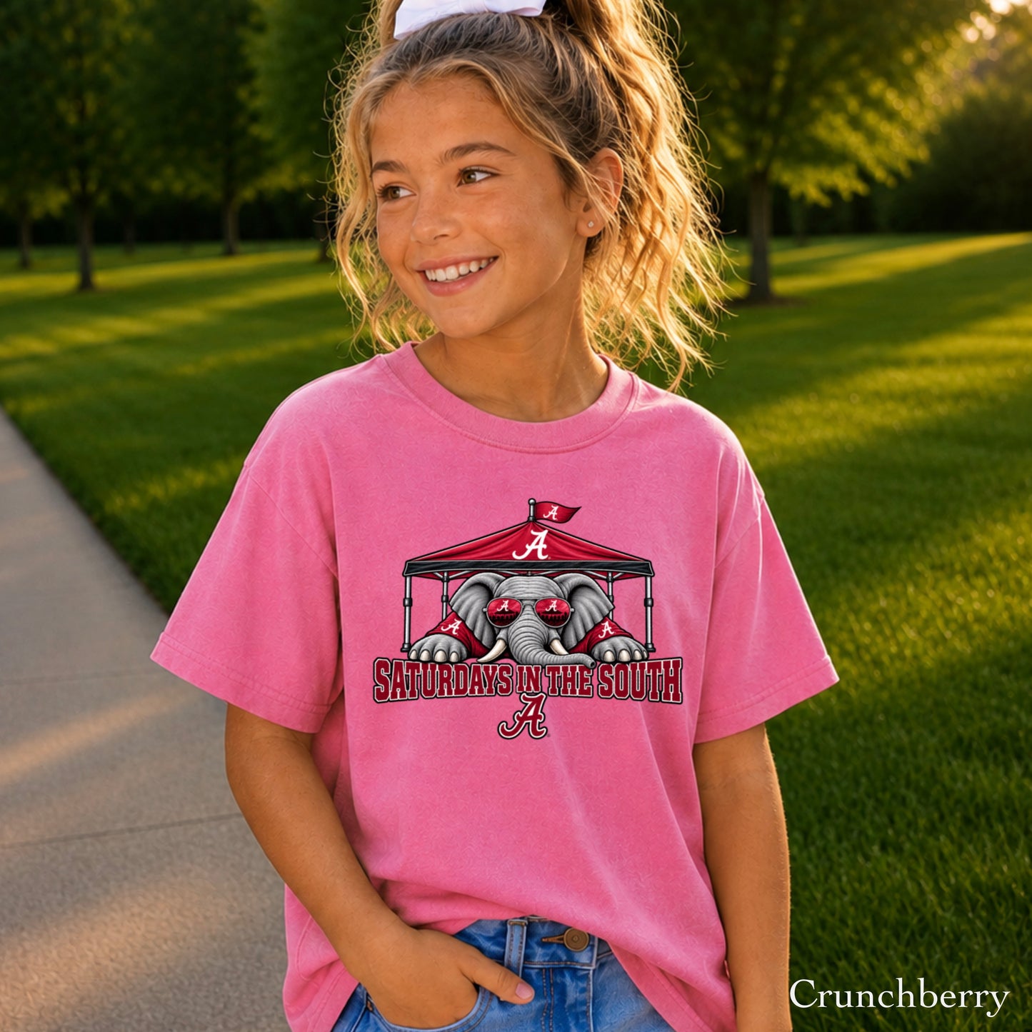 Saturdays In The South Youth Comfort Color T-Shirt
