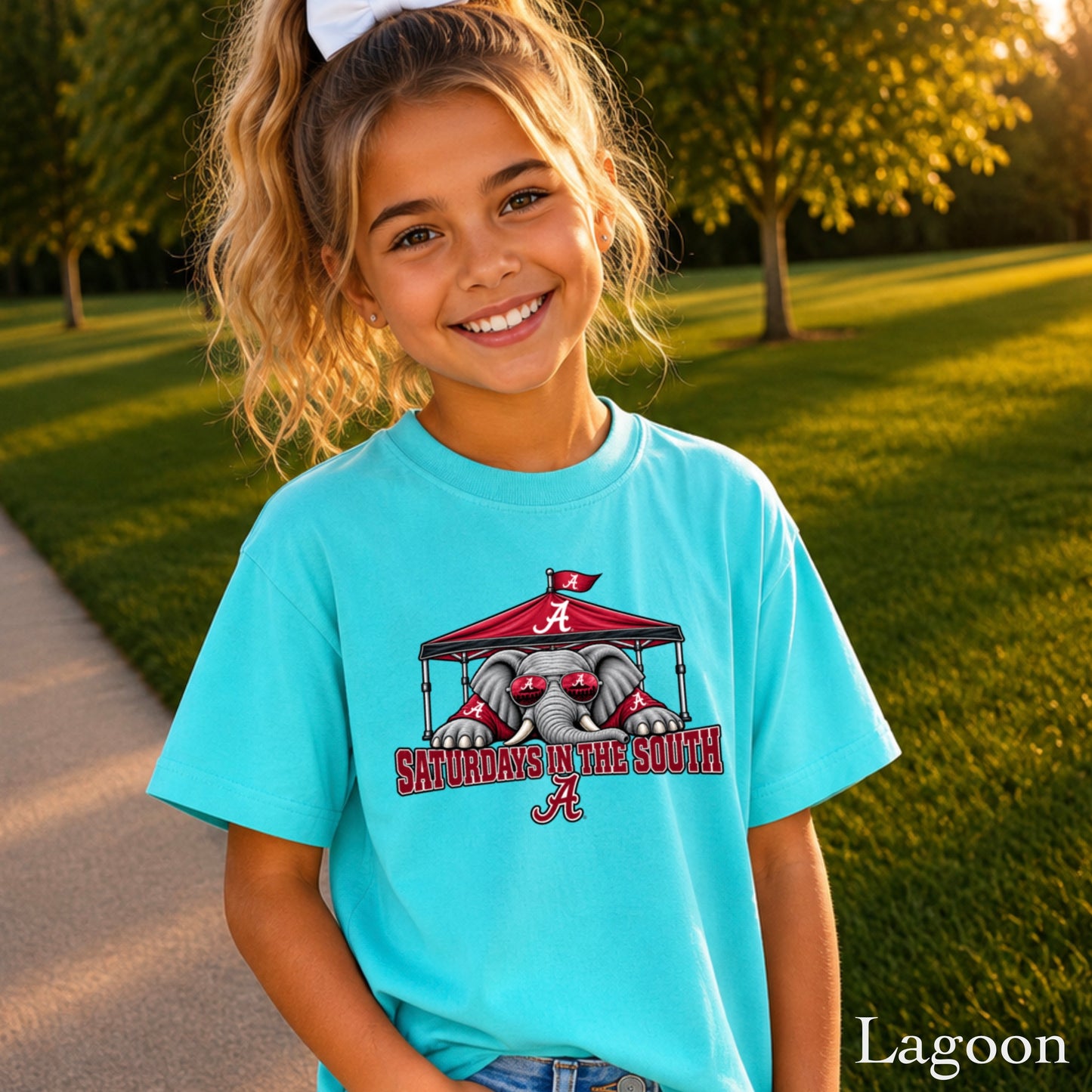 Saturdays In The South Youth Comfort Color T-Shirt