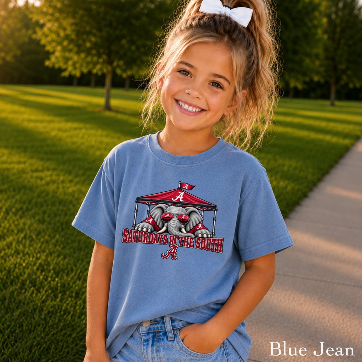 Saturdays In The South Youth Comfort Color T-Shirt