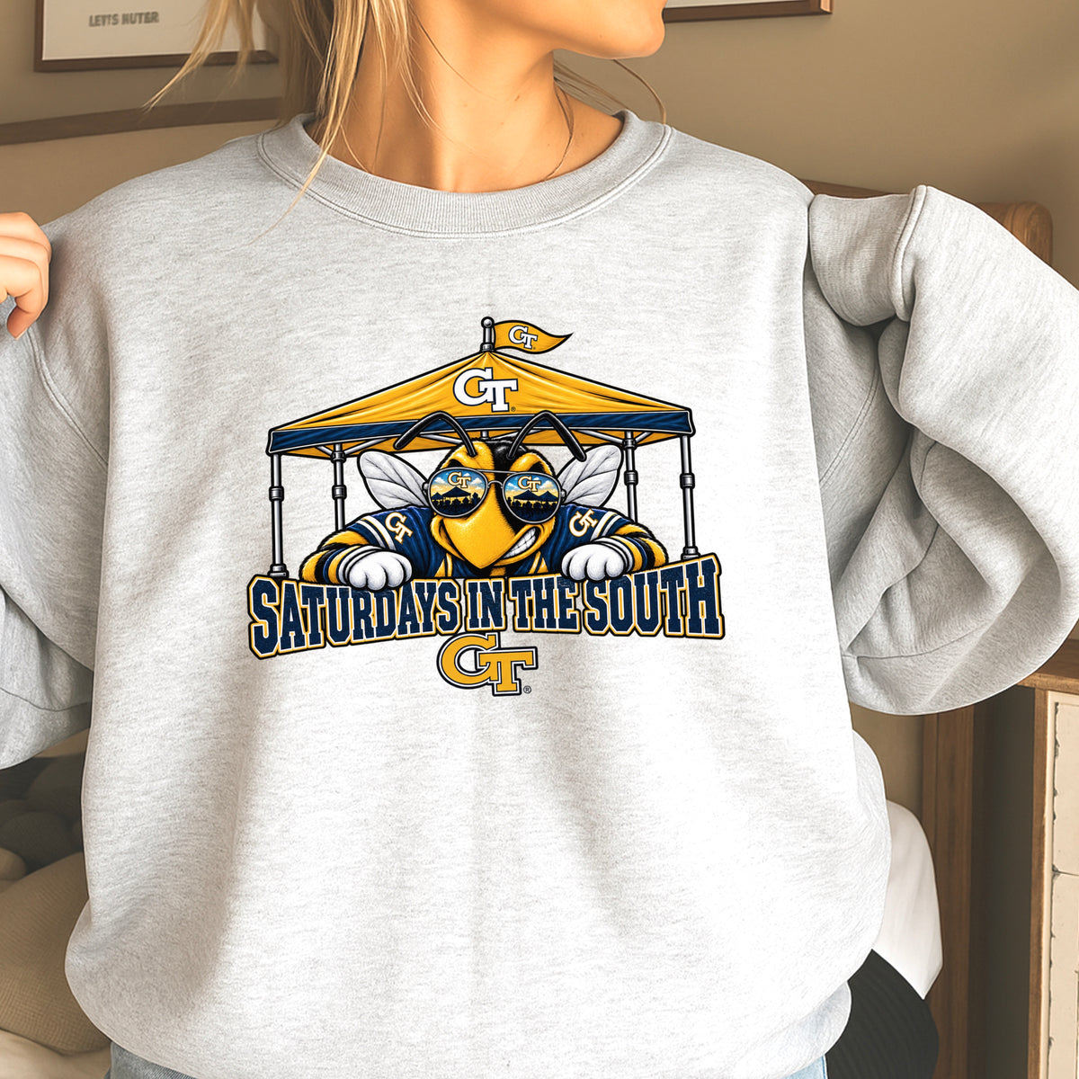 Saturdays In The South Crewneck Sweatshirt