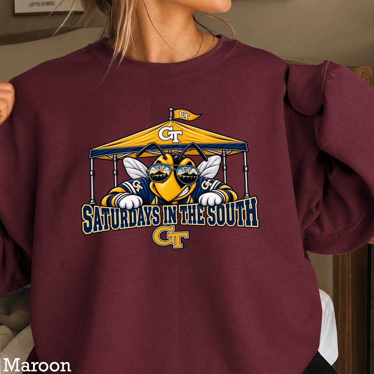 Saturdays In The South Crewneck Sweatshirt