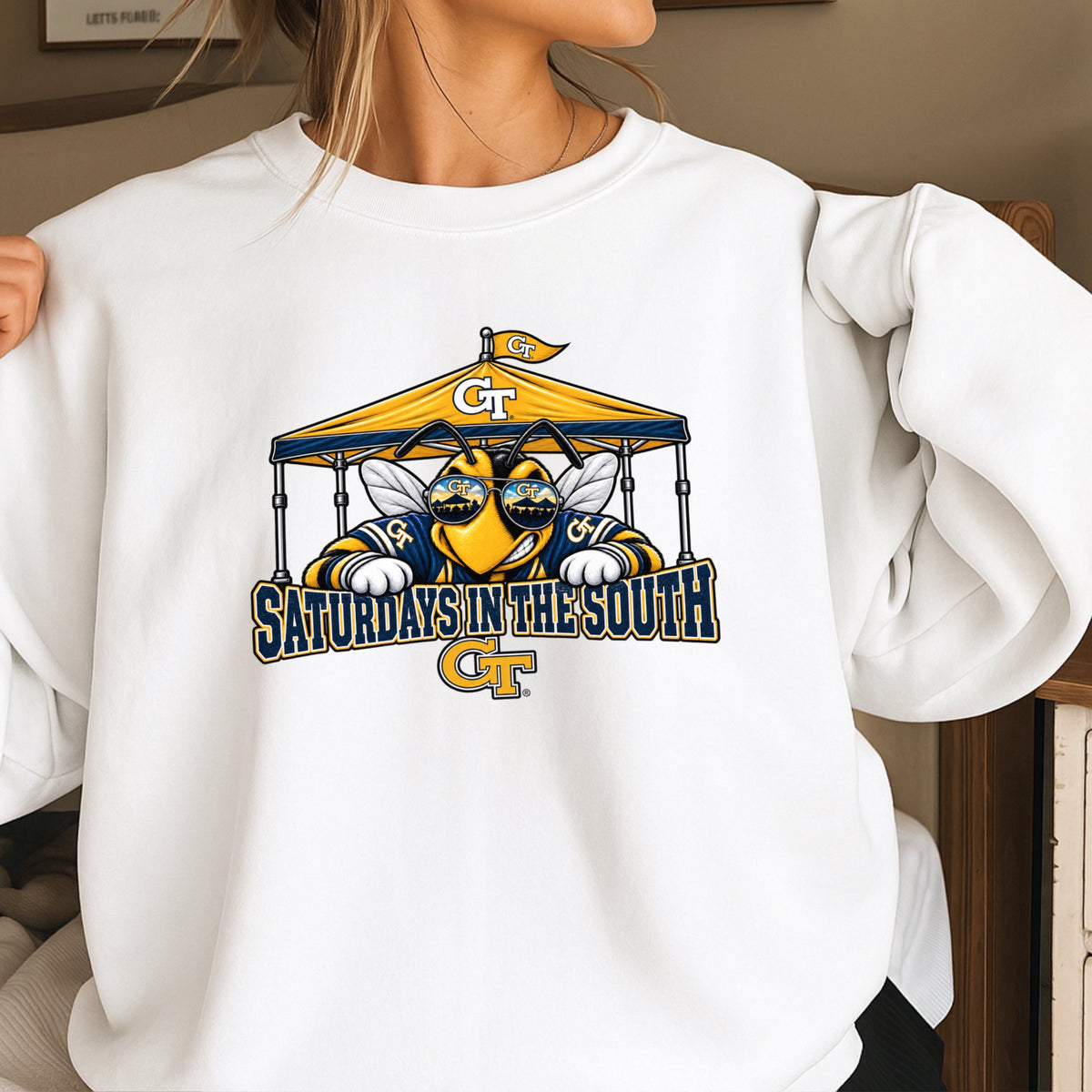 Saturdays In The South Crewneck Sweatshirt