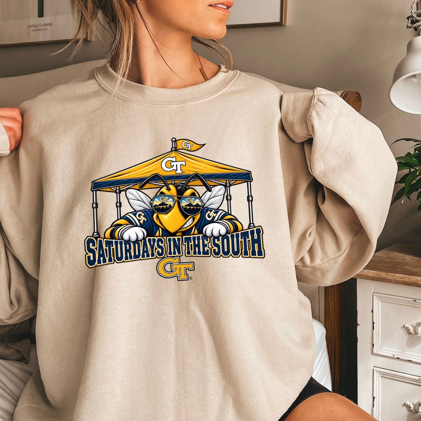 Saturdays In The South Crewneck Sweatshirt