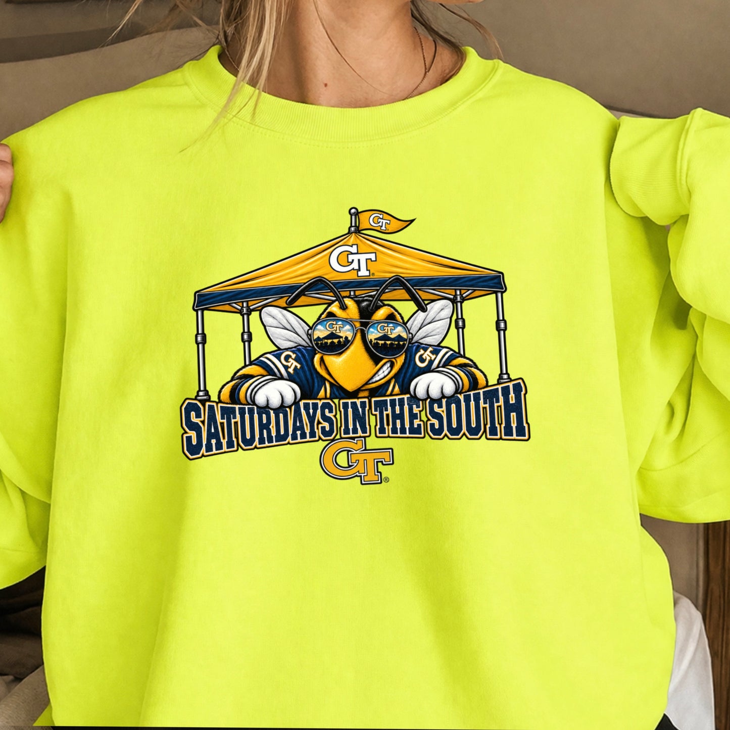 Saturdays In The South Crewneck Sweatshirt