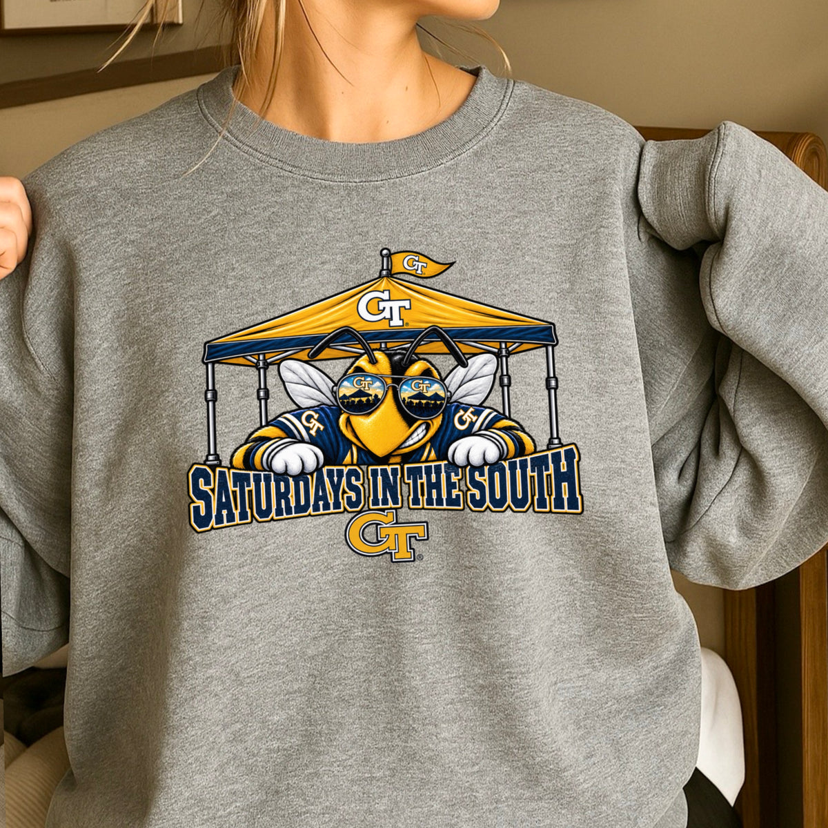 Saturdays In The South Crewneck Sweatshirt