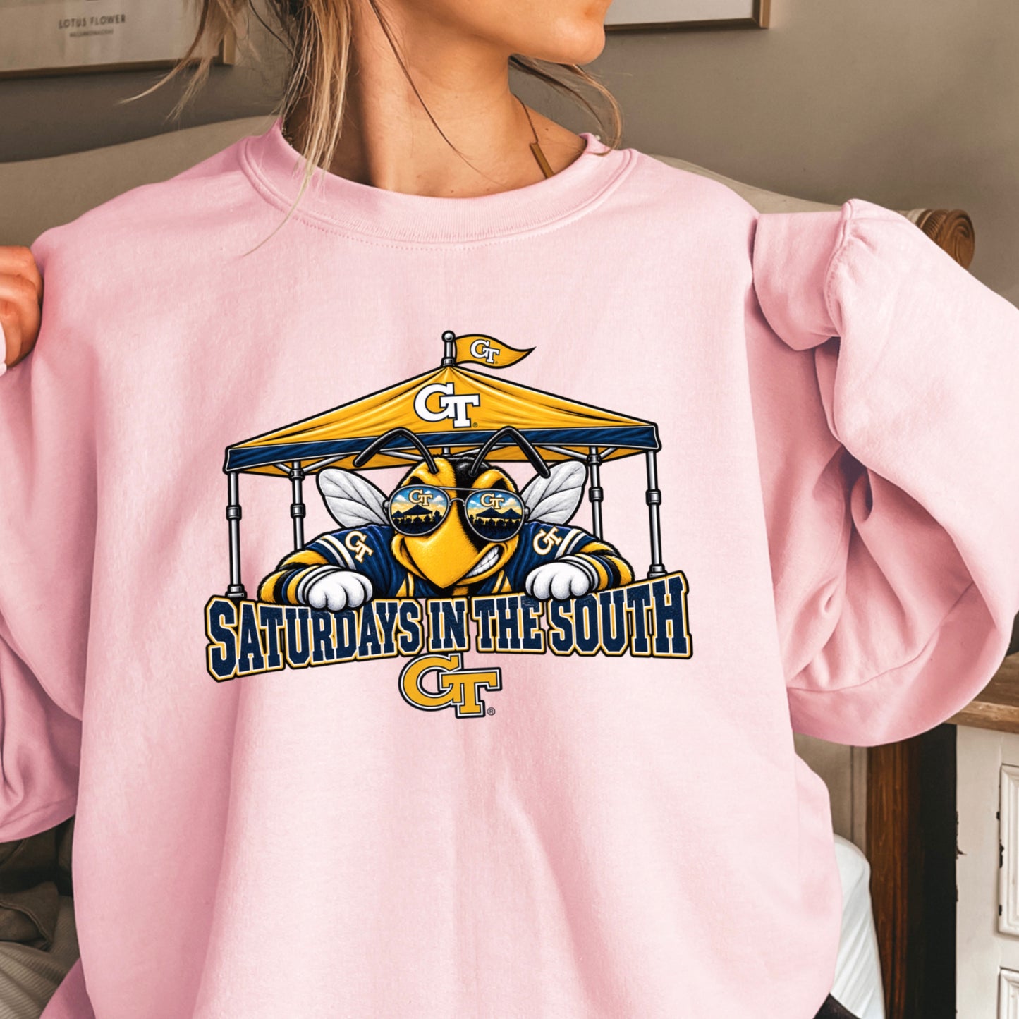 Saturdays In The South Crewneck Sweatshirt