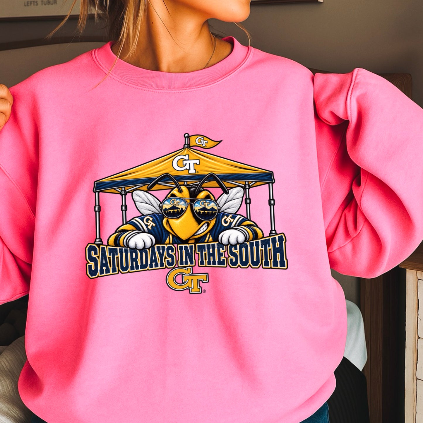 Saturdays In The South Crewneck Sweatshirt