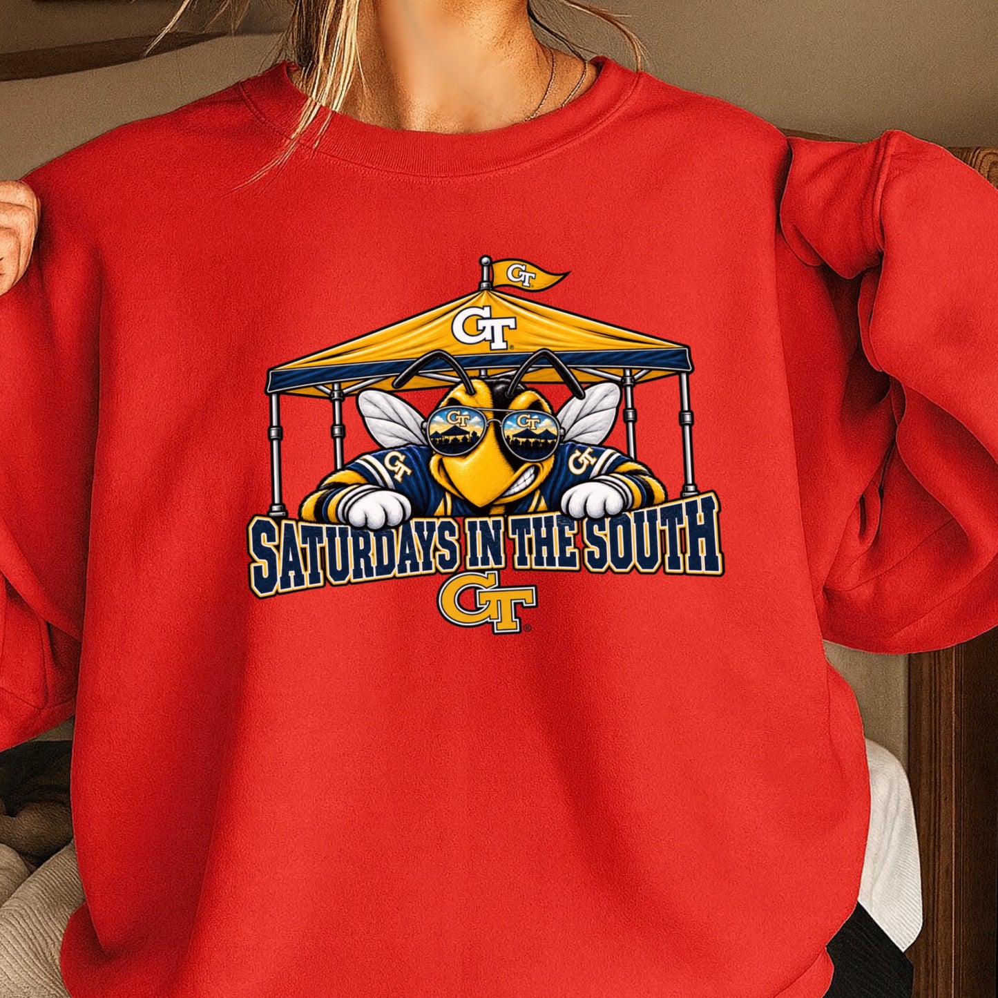 Saturdays In The South Crewneck Sweatshirt