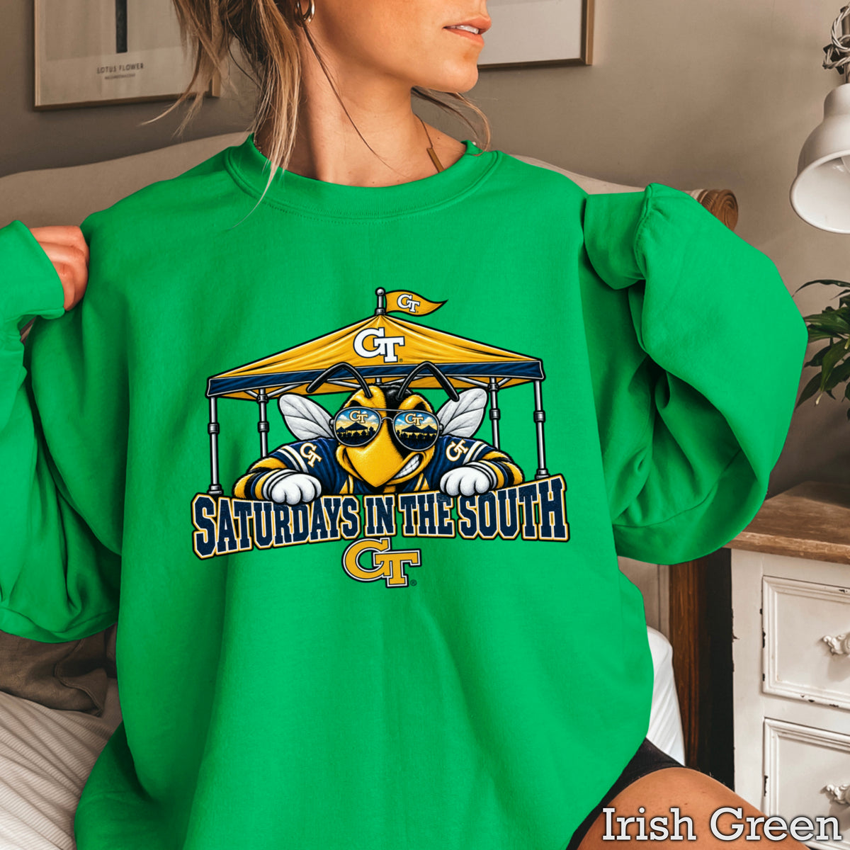 Saturdays In The South Crewneck Sweatshirt