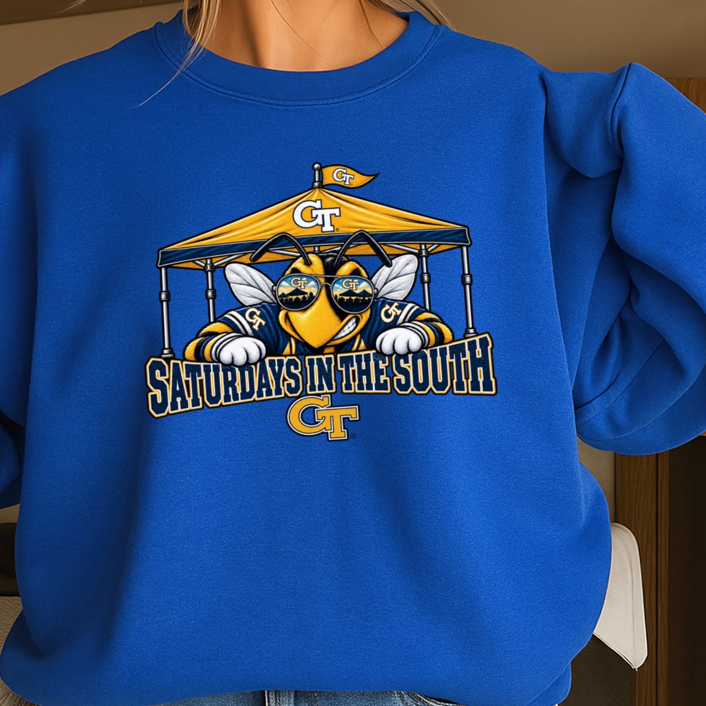 Saturdays In The South Crewneck Sweatshirt