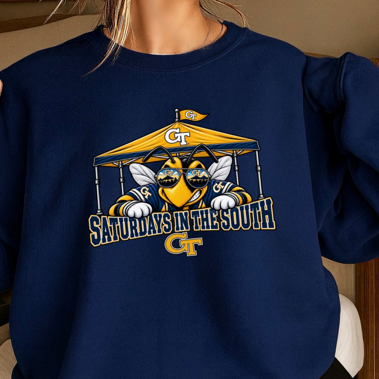 Saturdays In The South Crewneck Sweatshirt