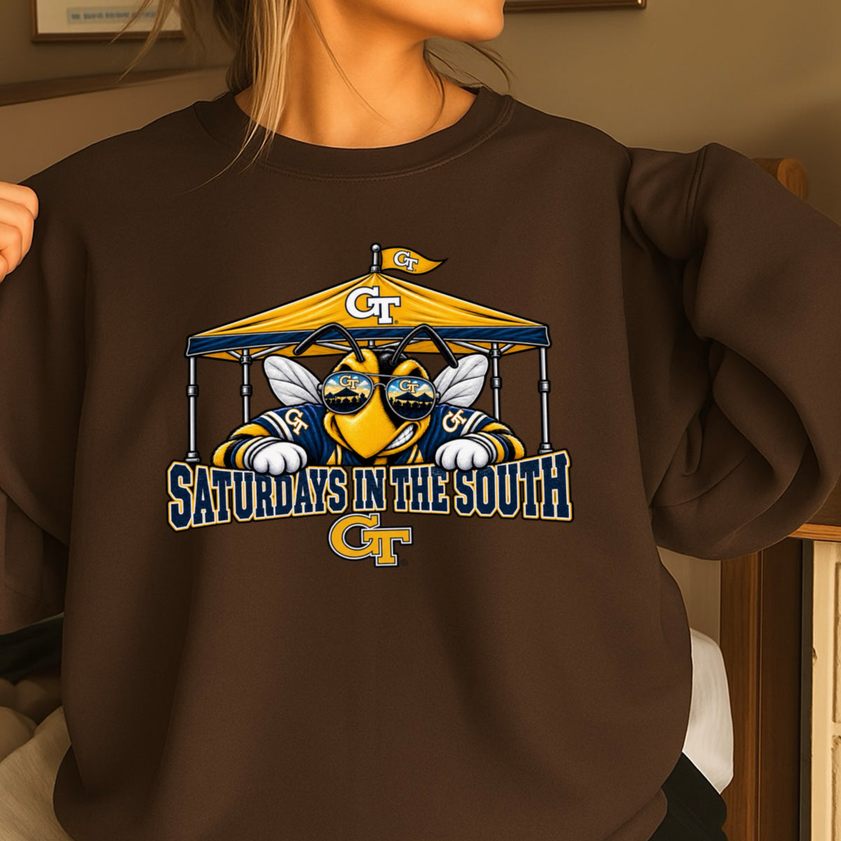 Saturdays In The South Crewneck Sweatshirt