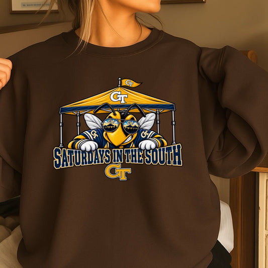 Saturdays In The South Crewneck Sweatshirt