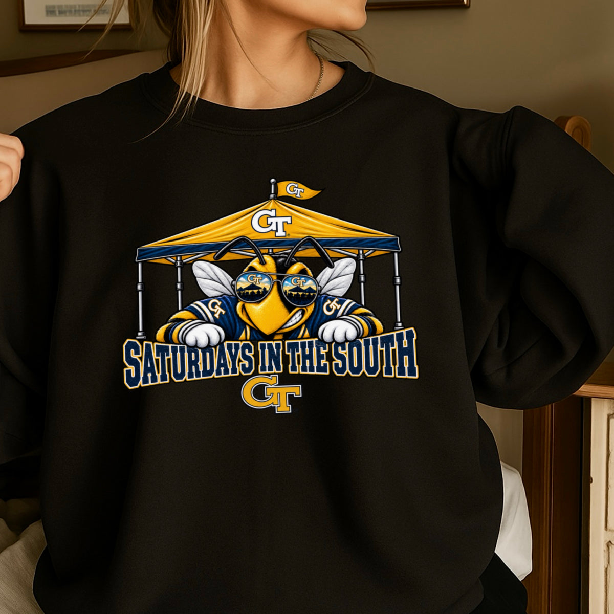 Saturdays In The South Crewneck Sweatshirt