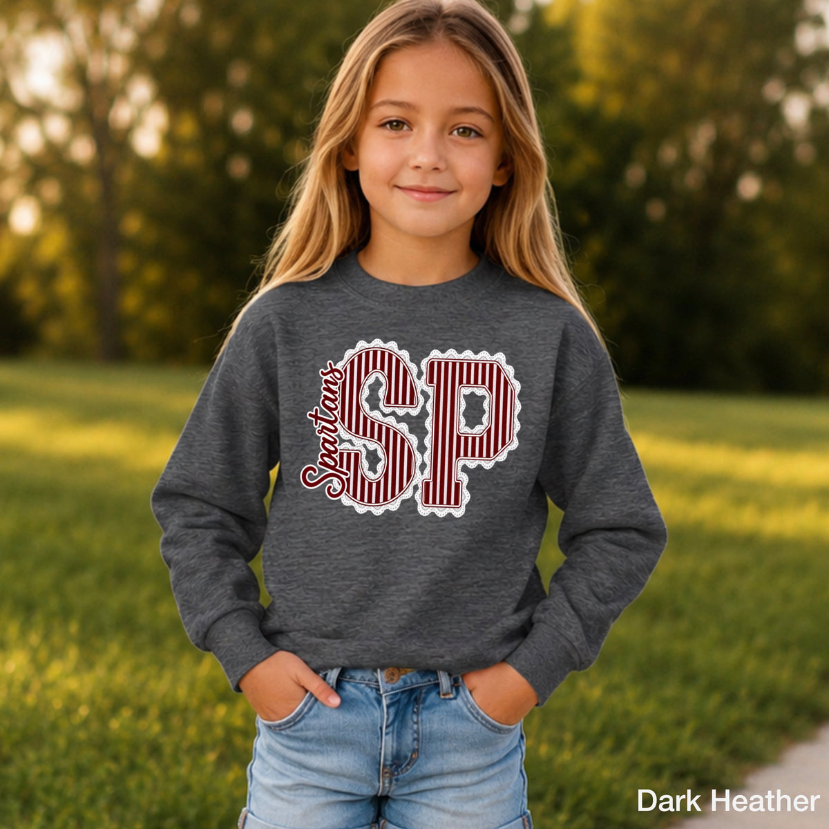 Spartans Youth Crewneck Sweatshirt on sale u til 09/11