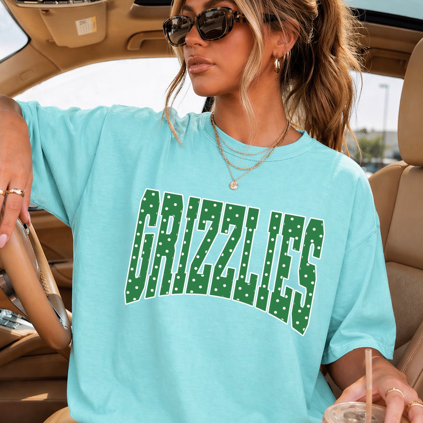 Grizzlies Comfort Color Graphic Tee