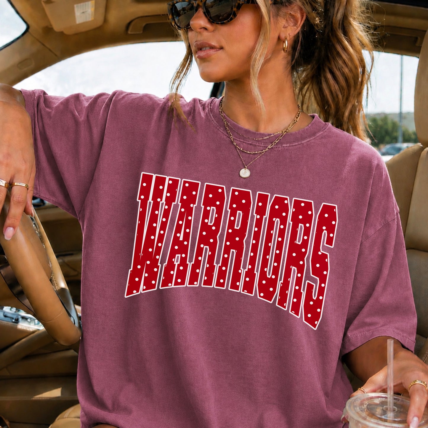 Warriors Comfort Color Graphic Tee