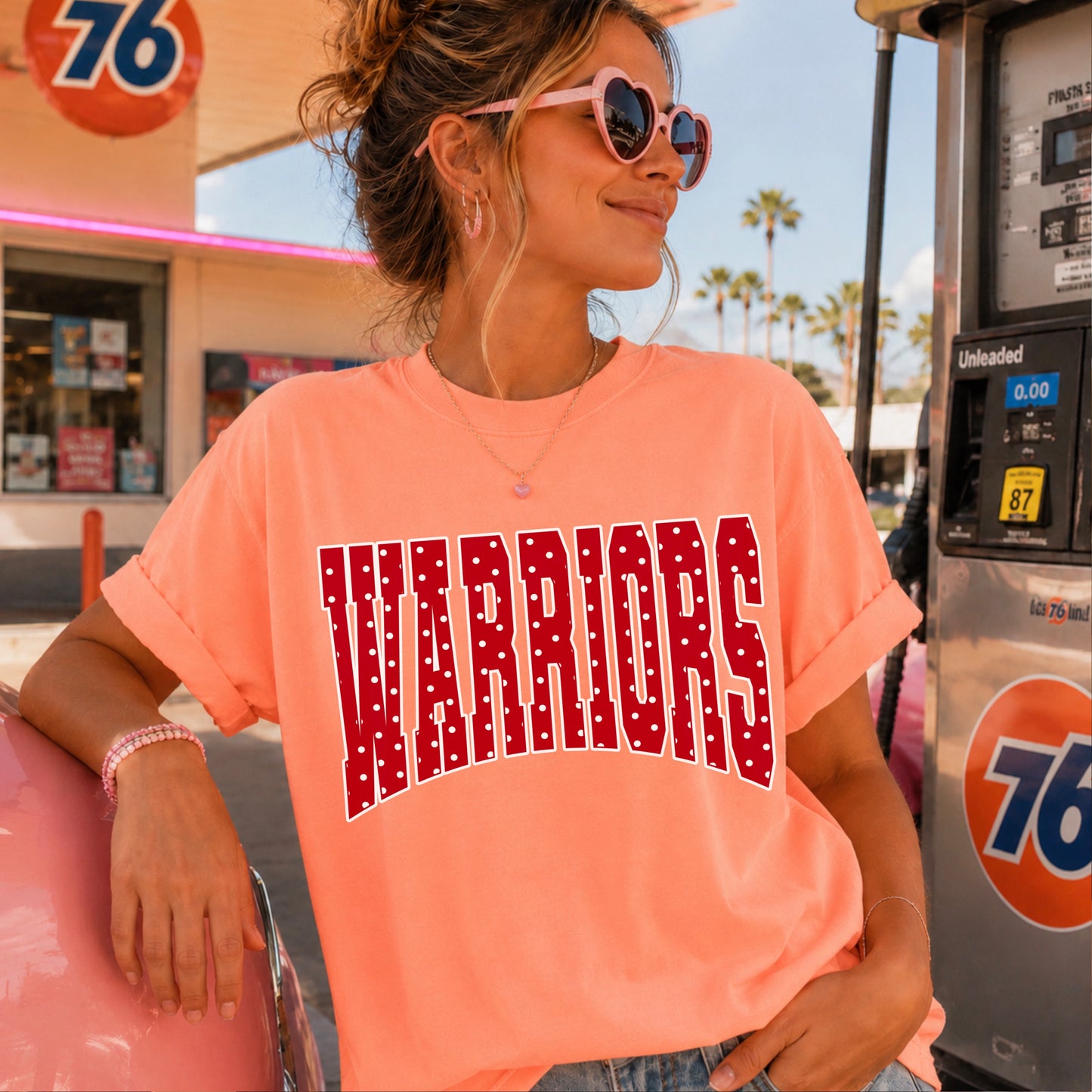 Warriors Comfort Color Graphic Tee