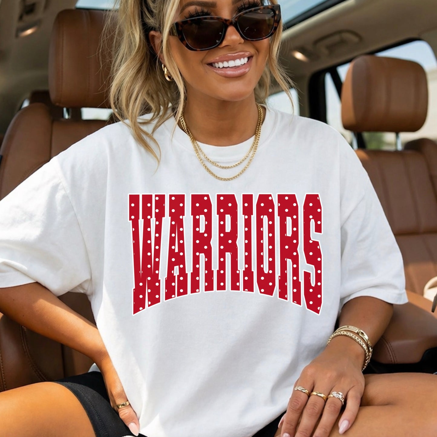 Warriors Comfort Color Graphic Tee