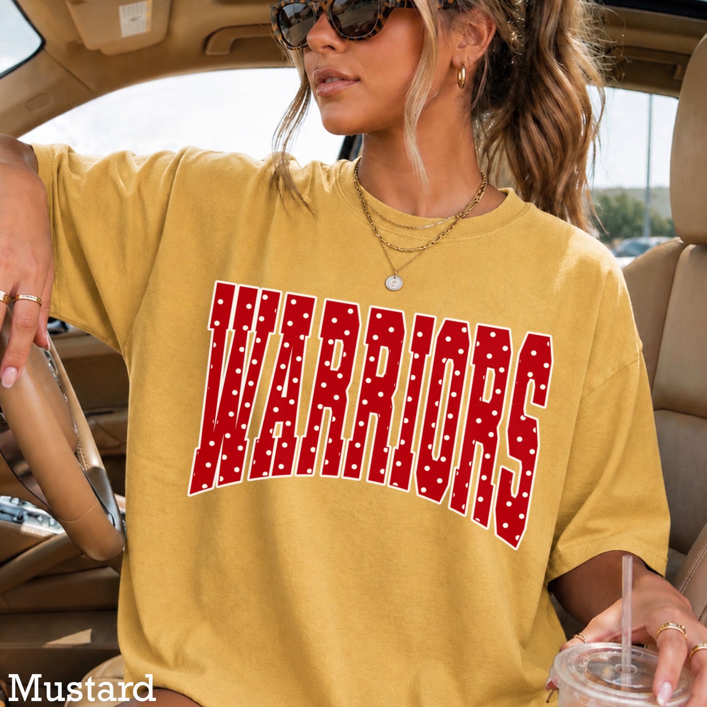 Warriors Comfort Color Graphic Tee