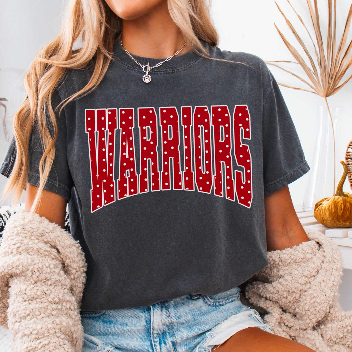 Warriors Comfort Color Graphic Tee